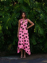 FRENCHIE MIDI SKIRT - BIG DOTTY