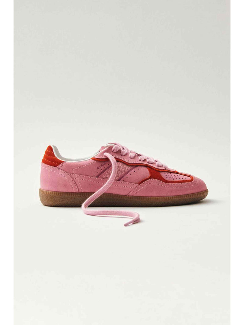 Rife Sea Pink Leather Sneakers