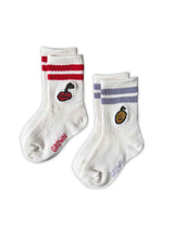 2-Pack Fruit Salad Cotton Socks - Milk