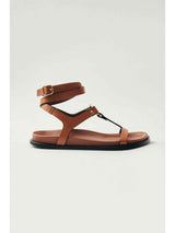 Kizzi Tan Leather Sandal
