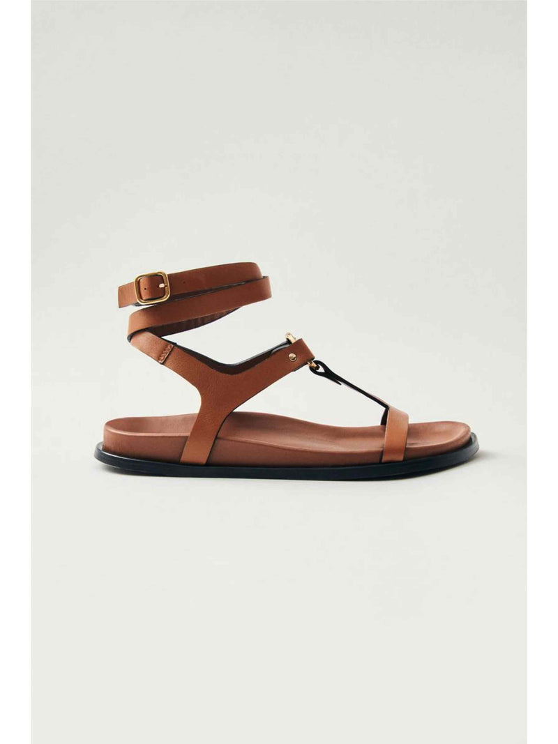 Kizzi Tan Leather Sandal