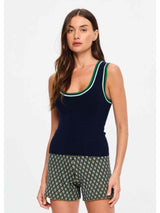 Joey Knit Tank Top - Navy