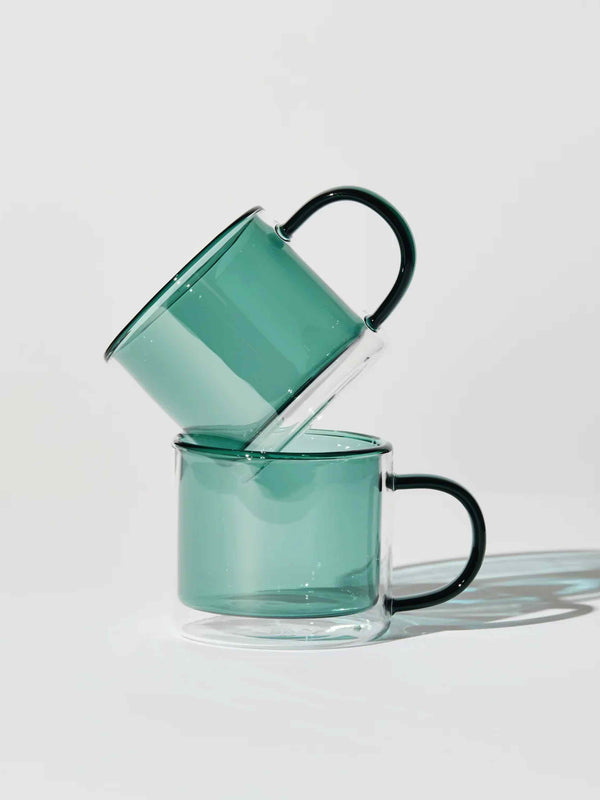 Double Trouble Cup Set in Teal