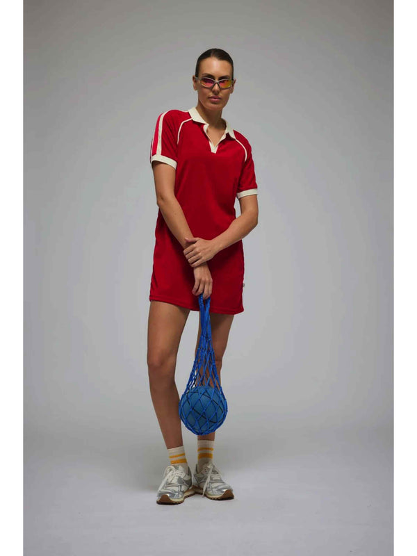 Rhodes Terry Dress Cherry Pie