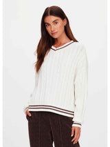 Millie V-neck Knit Sweater