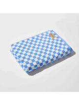 Bath Towel in Blue Check