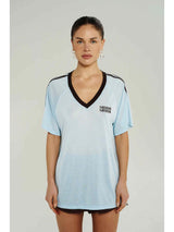 V NECK JERSEY TEE - ICEL