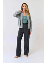 Weston Pant - Steel/Cream