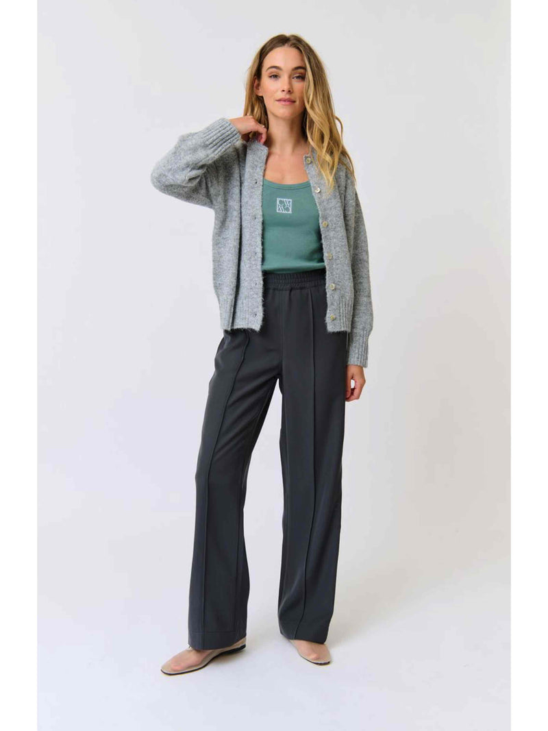 Weston Pant - Steel/Cream
