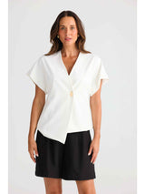 Origami Top - White