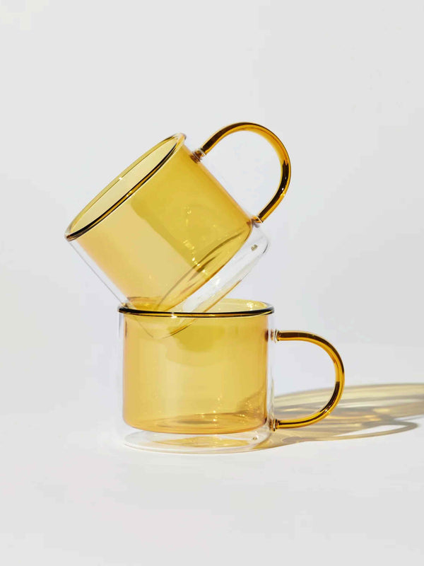 Double Trouble Cup Set in Yellow