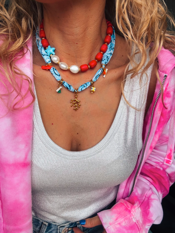 Bohemian Ciel Bandana Necklace