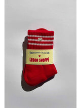Embroidered Girlfriend Socks - SCARLET+ HEART