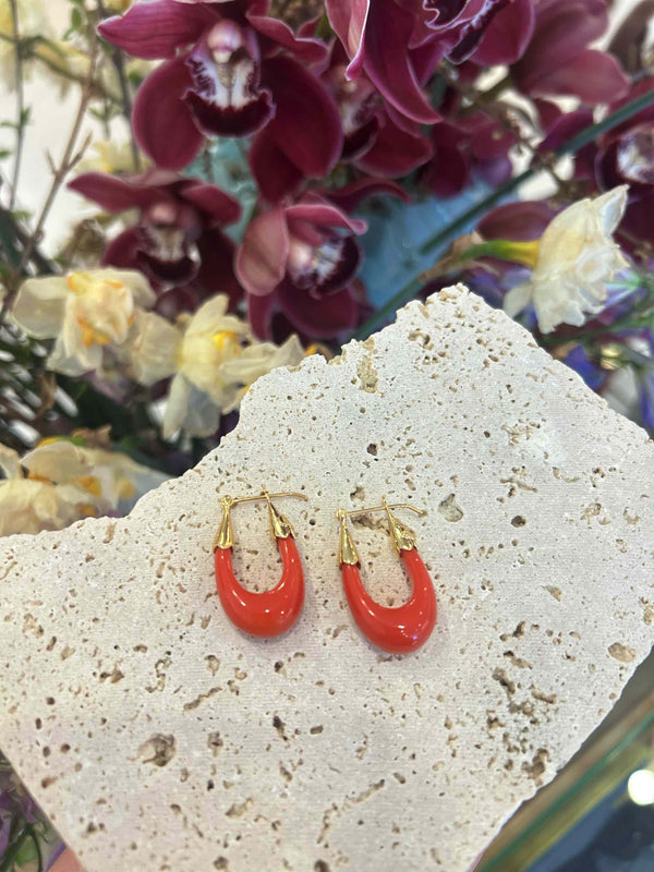 Ecume Earrings -  Terracotta