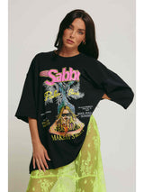 THE VERY OVERSIZED LIFE IS SHORT TEE - BLACK