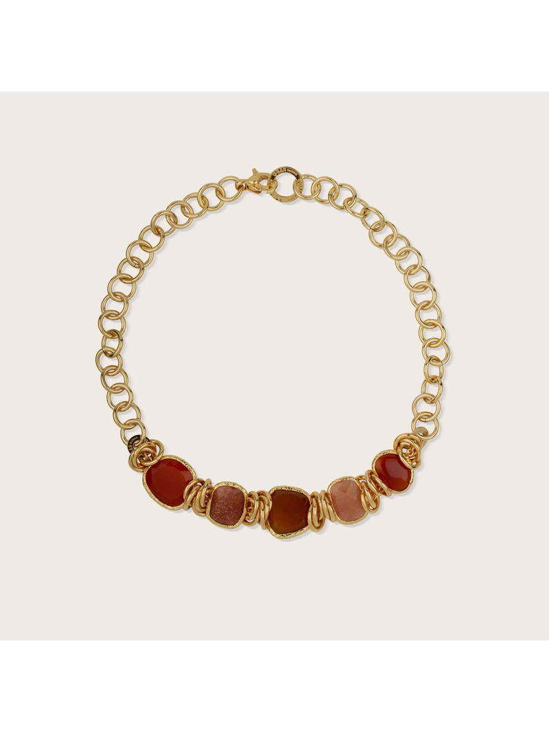 Sirena necklace - Carnelian