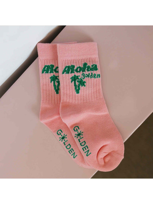 Aloha Socks Pink Parfait