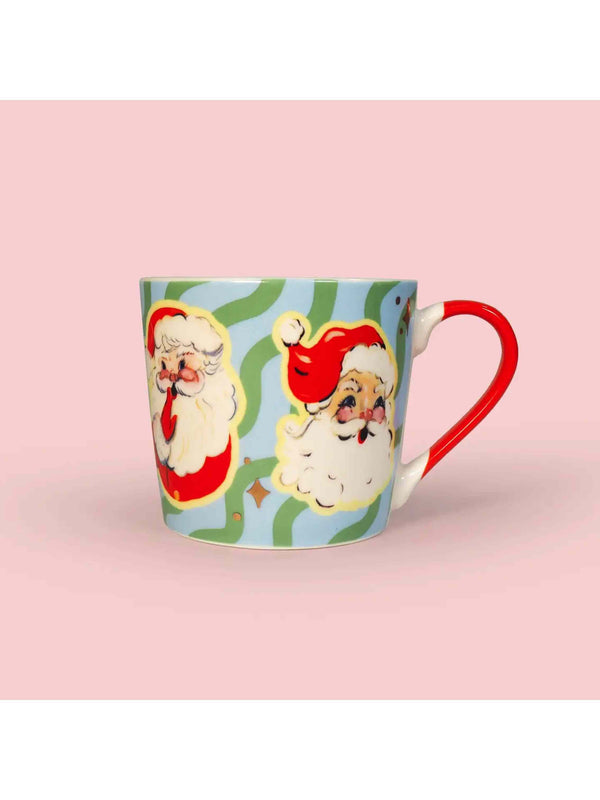 Retro Santa Christmas Mug