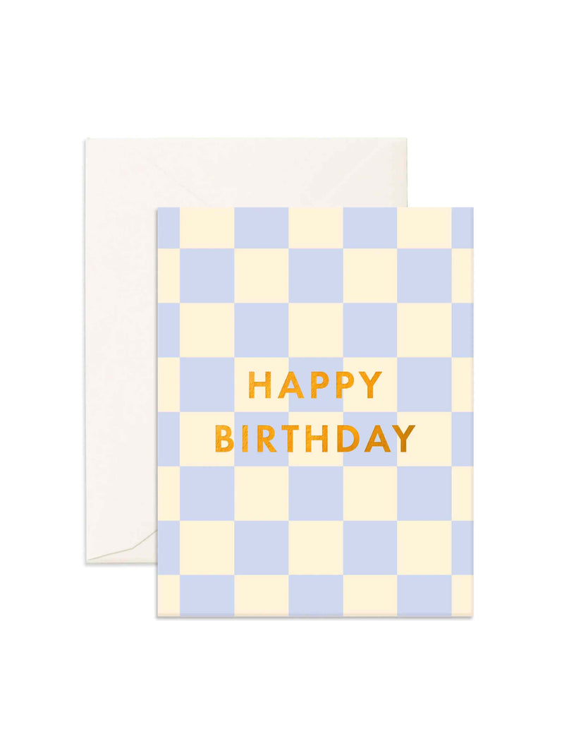 Birthday Powder Check Greeting Card