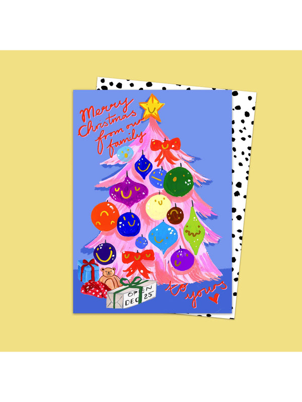 Merry Christmas From Our Family Card