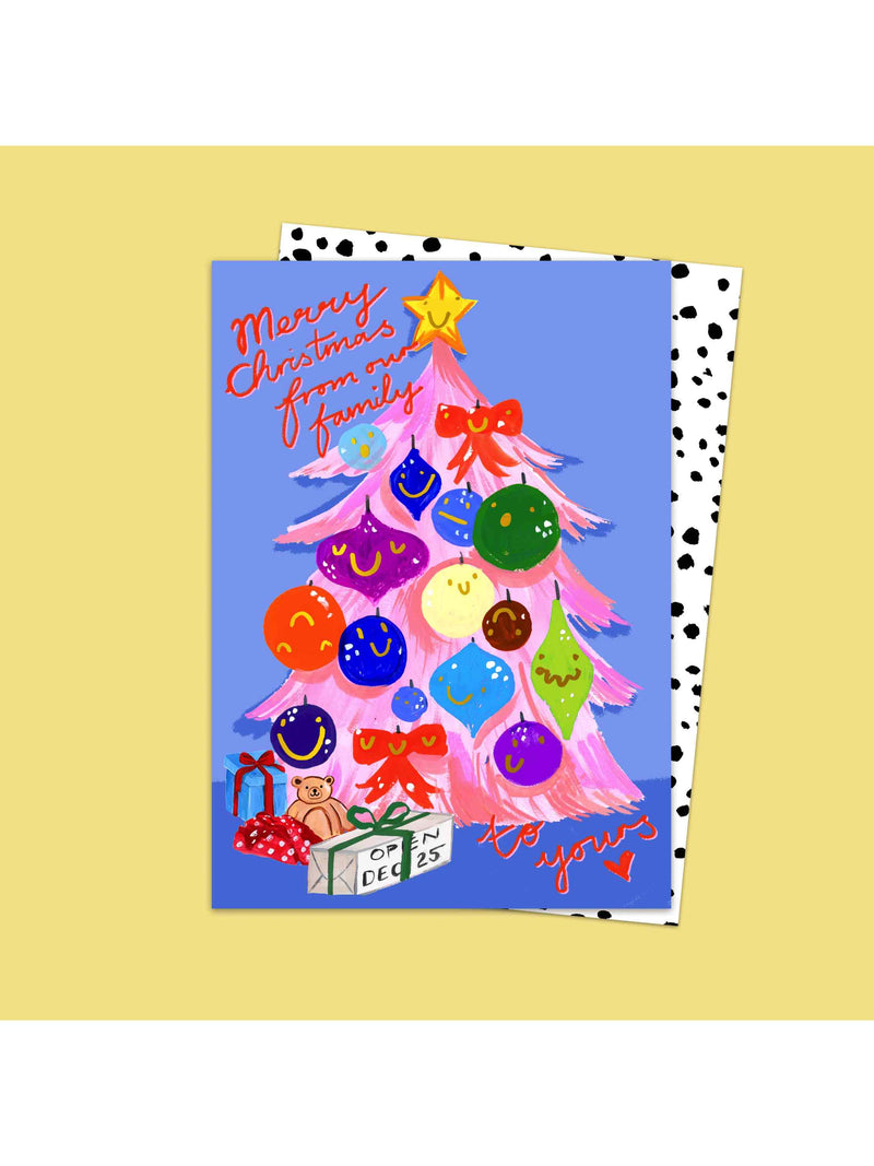 Merry Christmas From Our Family Card