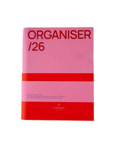 A-Journal Spiral Organiser 2026 - Pink Red