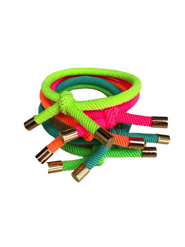 Neon Hair Wrist Ties