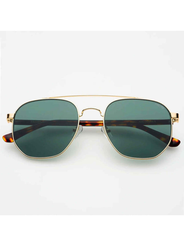 Austin Sunglasses- Green / Gold
