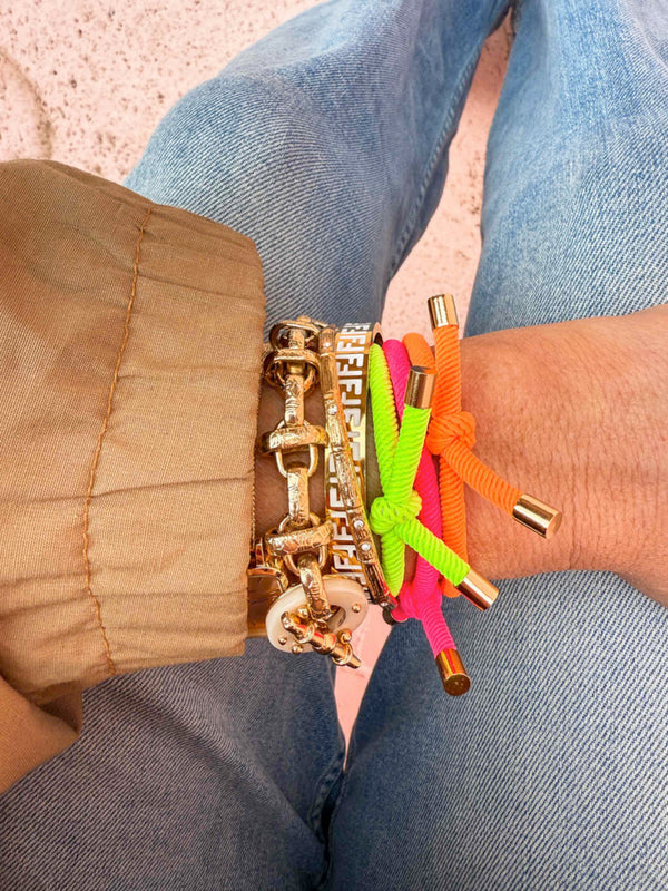 Neon Hair Wrist Ties
