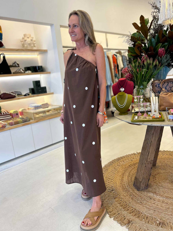Aurora Dress - Chocolate