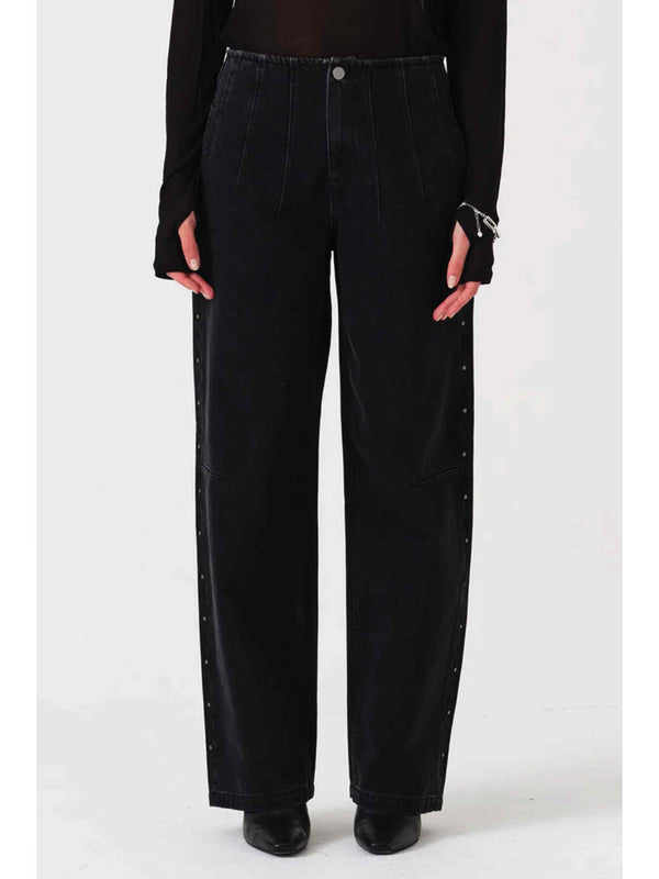 Noah Barrel Leg Studded Jean