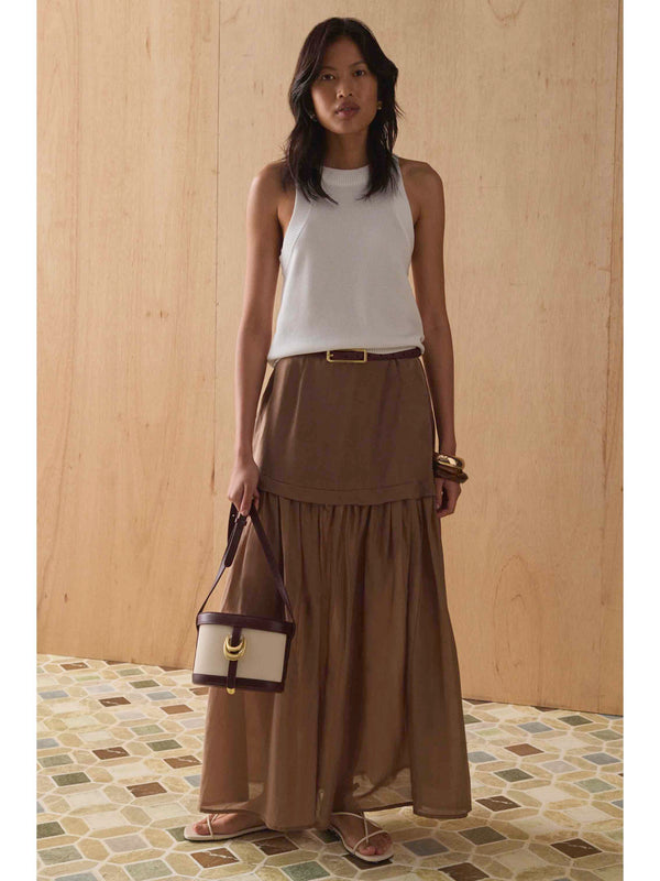 The Isla Skirt - Coconut