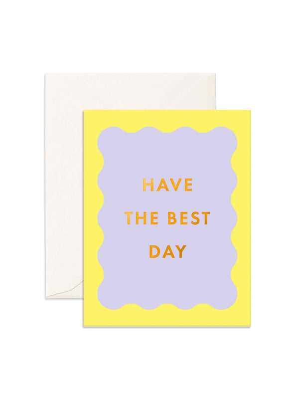 Best Day Wiggle Frame Greeting Card