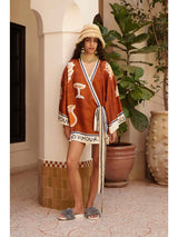 Soleil D'amour Wrap Mini Dress