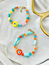 Summer Rainbow Eye Bracelets