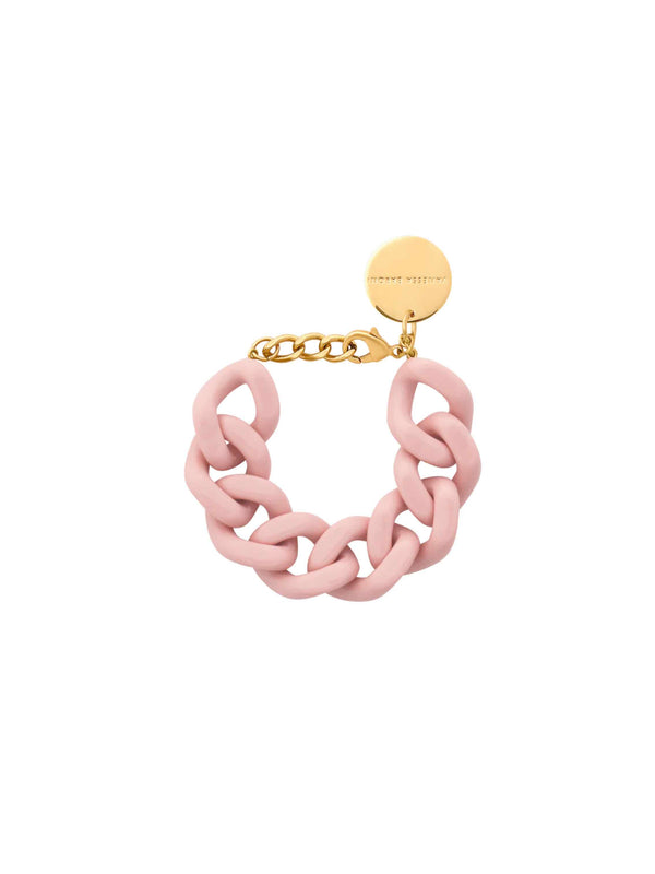 Flat Chain Bracelet - Light Rose