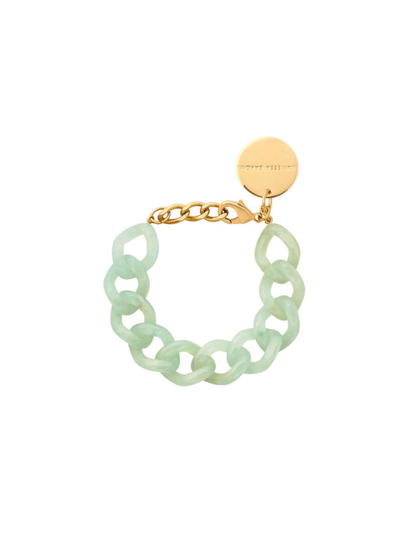 Mini Flat Chain Bracelet - Jade