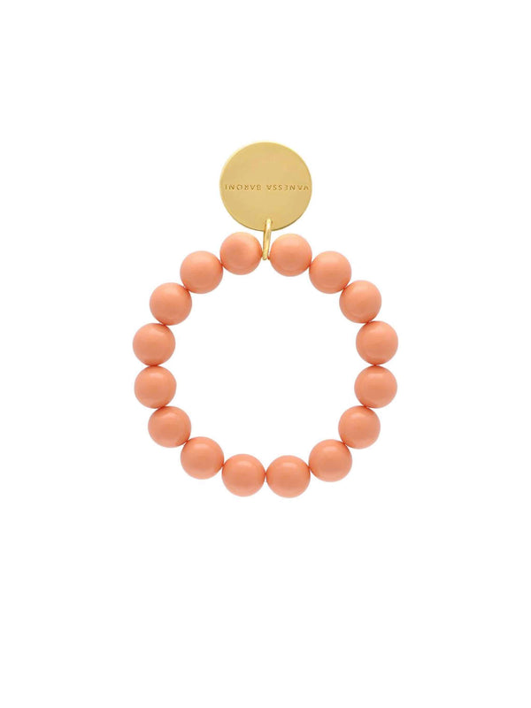Mini Beads Flex Bracelet Peach