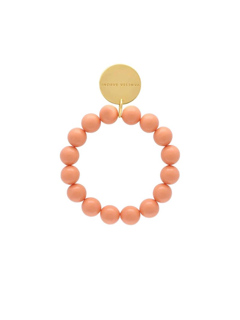 Mini Beads Flex Bracelet Peach