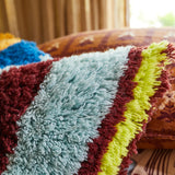 Henri Shag Cushion - Mahogany