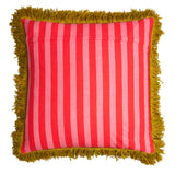 Genevieve Square Fringe Cushion