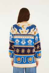 Mystical Ainika Buttoned Knit Cardigan