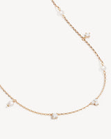 Moonlit Bloom Pearl Choker