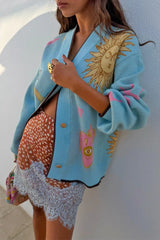 Blue Mystical Cardigan
