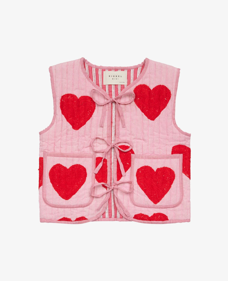 Honey MINI Vest Red Heart
