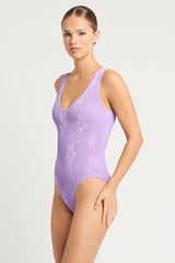 Mara One Peice - Lavender Floral