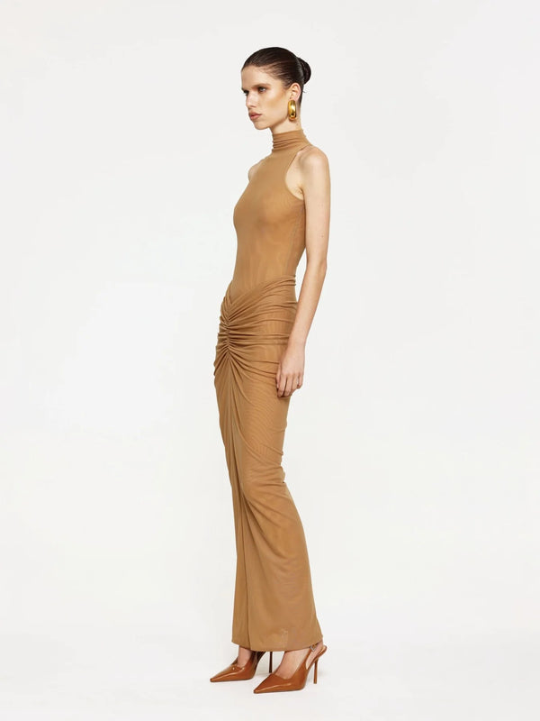 Pilar Mesh Skirt - Dark Skin
