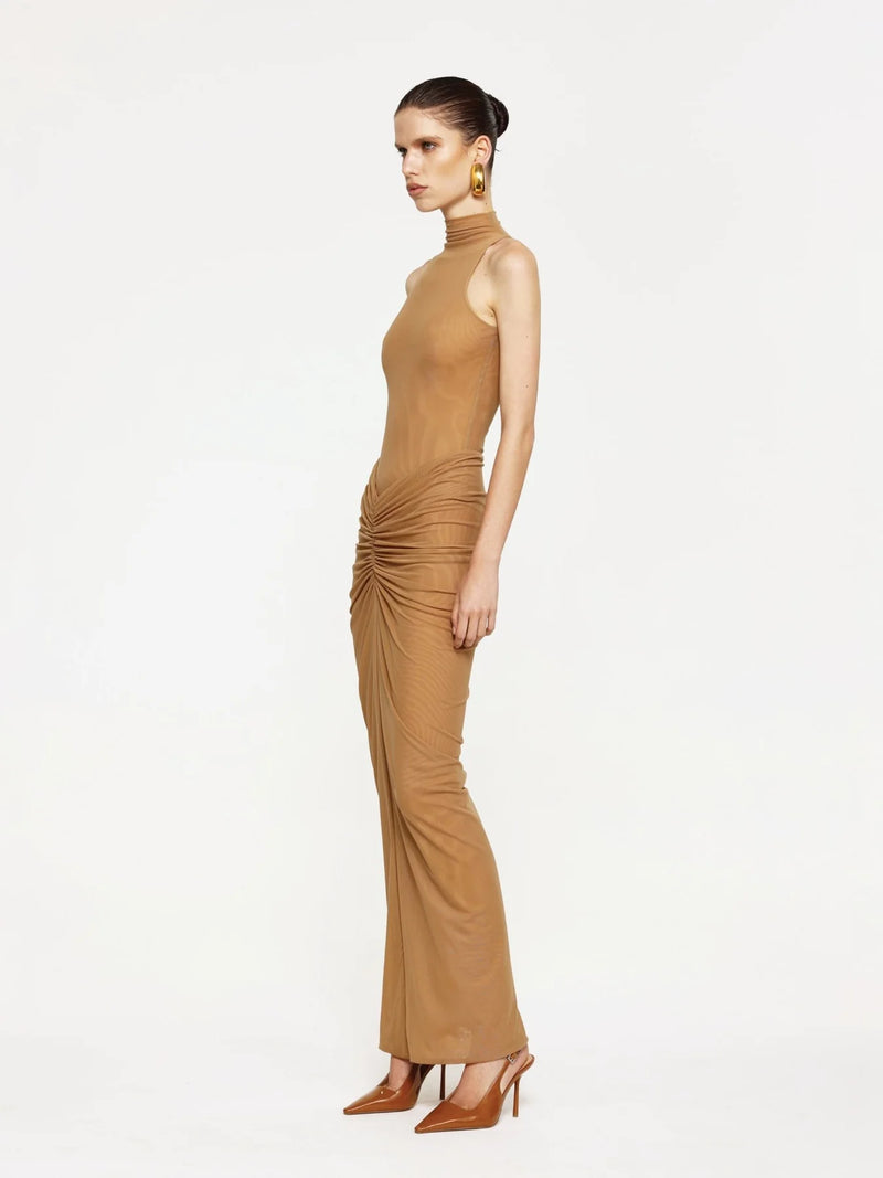 Pilar Mesh Skirt - Dark Skin