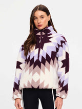 HARLOW FLEECE PULLOVER -MAPLE CHAUD