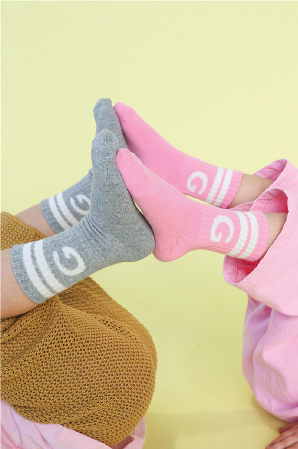 Stripe Logo Socks - Candy